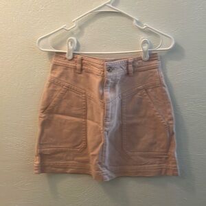 Light pink mini skirt